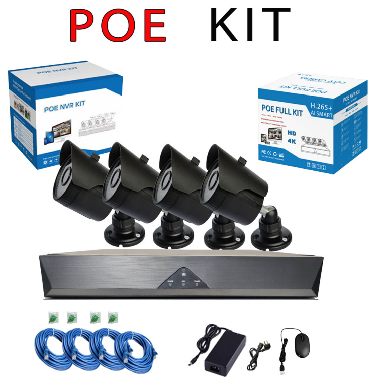 4CH 4K POE NVR Kits